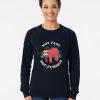 Black sweatshirt featuring cute sloth and “Not Fast Not Furious” funny lazy slogan.