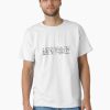 men White t-shirt with minimalist line art showing various coffee makers and the phrase All methods lead to coffee