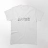 White printed t-shirt with minimalist line art showing various coffee makers and the phrase “All methods lead to coffee.