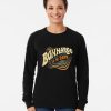nisex black sweatshirt with “Bonnaroo 2019” inspired graphic in vibrant retro colors.