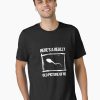 Men Black t-shirt with white text reading “Here’s a Really Old Picture of Me” above a graphic of a sperm cell in a picture frame