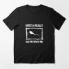 Black t-shirt with white text reading “Here’s a Really Old Picture of Me” above a graphic of a sperm cell in a picture frame