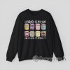Black sweatshirt with colorful jam jars and the phrase “Literacy Is My Jam And I’m Here To Spread It” – funny teacher design.