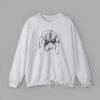 Minimalist Cat Paw Sketch Sweatshirt Artistic Feline Lover Sweatshirt Detailed pencil-style sketch of a cat paw printed on a minimalist sweatshirt