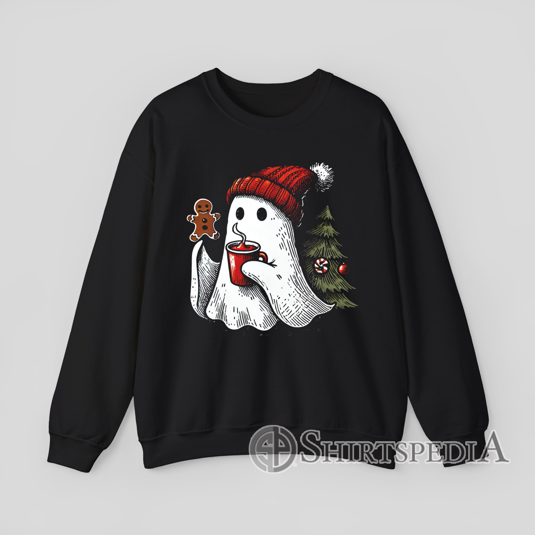 Cute Christmas Ghost Sweatshirt