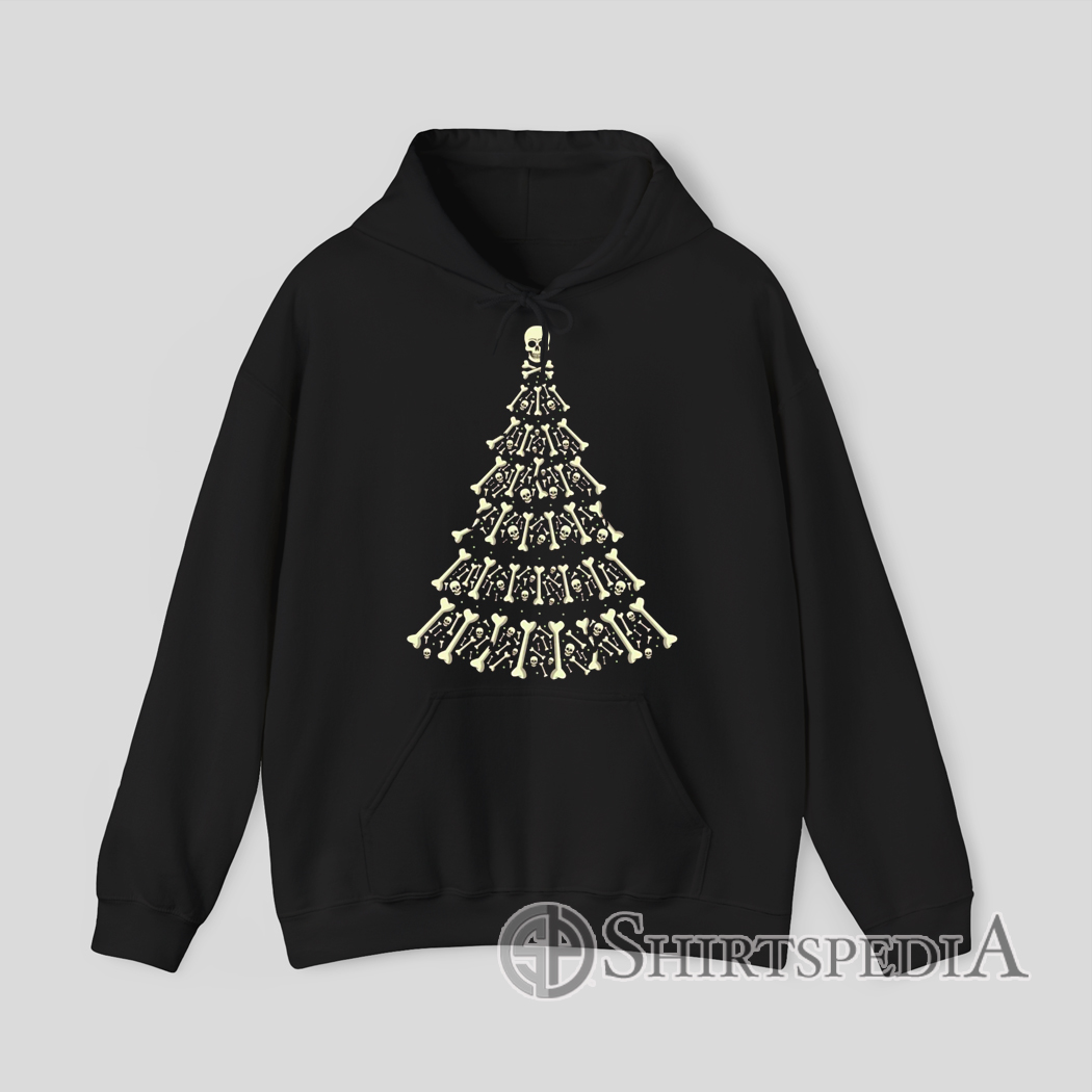 Skeleton Christmas Tree Hoodie