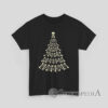 Skeleton Christmas Tree Printed T-Shirt