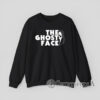 Funny Ghost Face Scream Meme parody The North Face logo sweatshirt