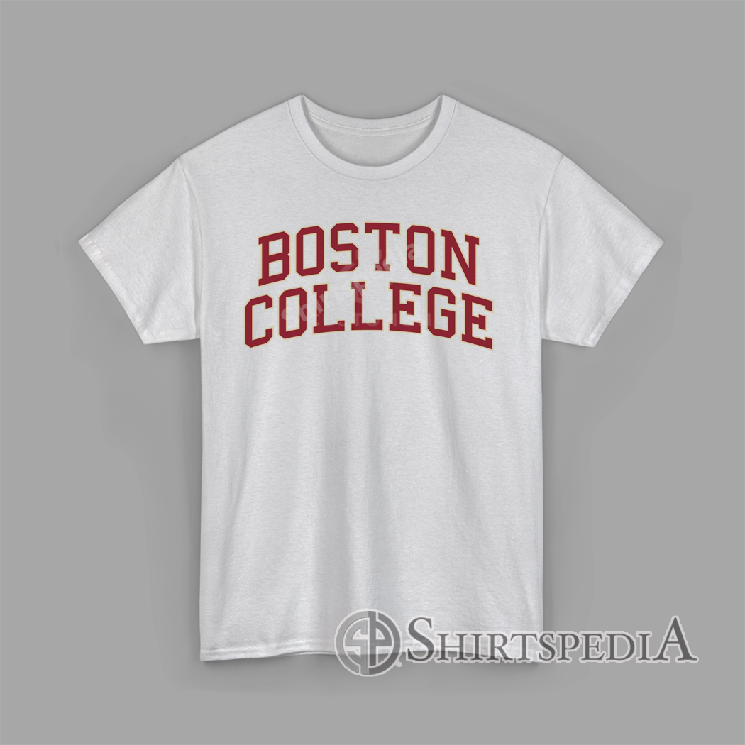 Vintage Boston College Classic T-Shirt Vintage Boston College Eagles logo T-Shirt in maroon and gold collegiate style