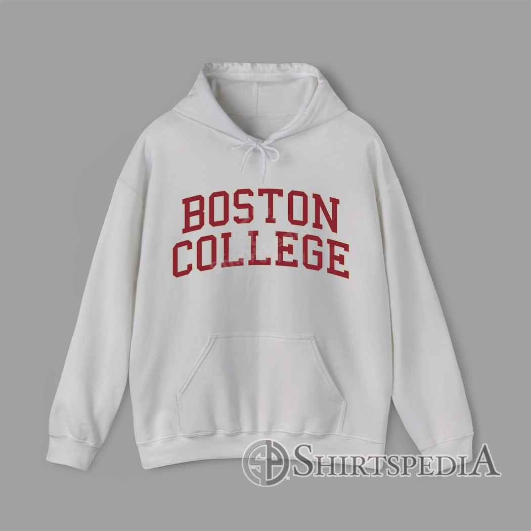 Vintage Boston College Pullover Hoodie Vintage Boston College Eagles logo Hoodie in maroon and gold collegiate style