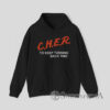 Retro Vtg CHER To Keep Turning Back Time Hoodie C.H.E.R To Keep Turning Back Time Hoodie Retro Sci Fi Apparel