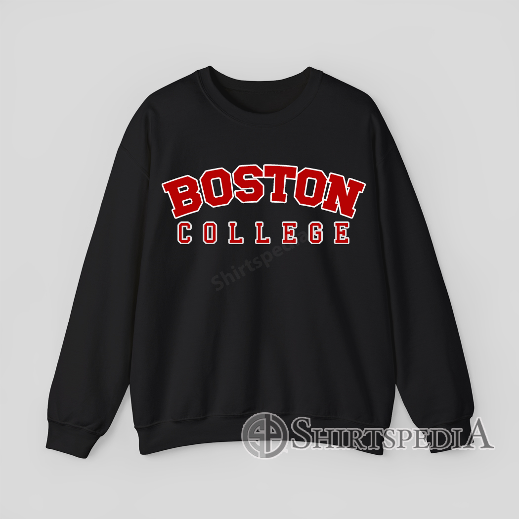 Vintage University Boston College Sweatshirt Retro Collegiate Crewneck