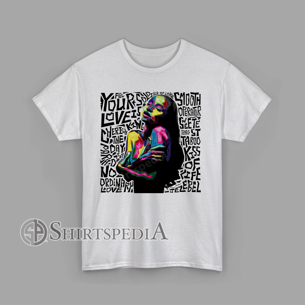 Vtg 1993 life promise pride love sade T-Shirt Vtg 1993 Life Promise Pride Love Unisex T-Shirt Retro Soul Style