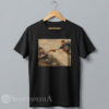 Gildan 5000 cotton t-shirt featuring Tom Brady and Drake Maye Creation of Adam football parody design